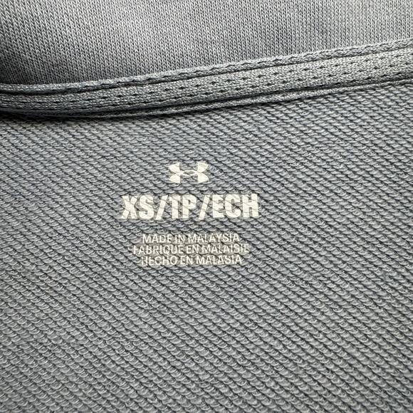 Under Armour women's Icon Fleece Oversized 1/2 Zip Crop Sweatshirt Size XS - Picture 5 of 7